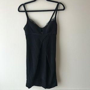 Bebe Black 100% Silk mini Dress